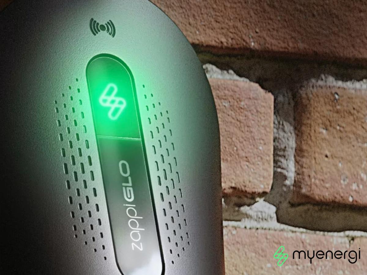 MYENERGI Zappi GLO ZAPPI-3AS07T-G 7.4kw Tethered Black