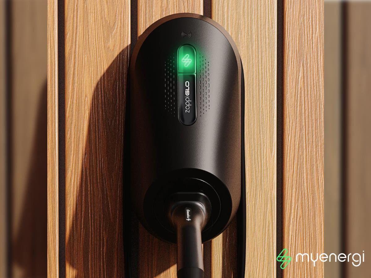 MYENERGI Zappi GLO ZAPPI-3AS07T-G 7.4kw Tethered Black