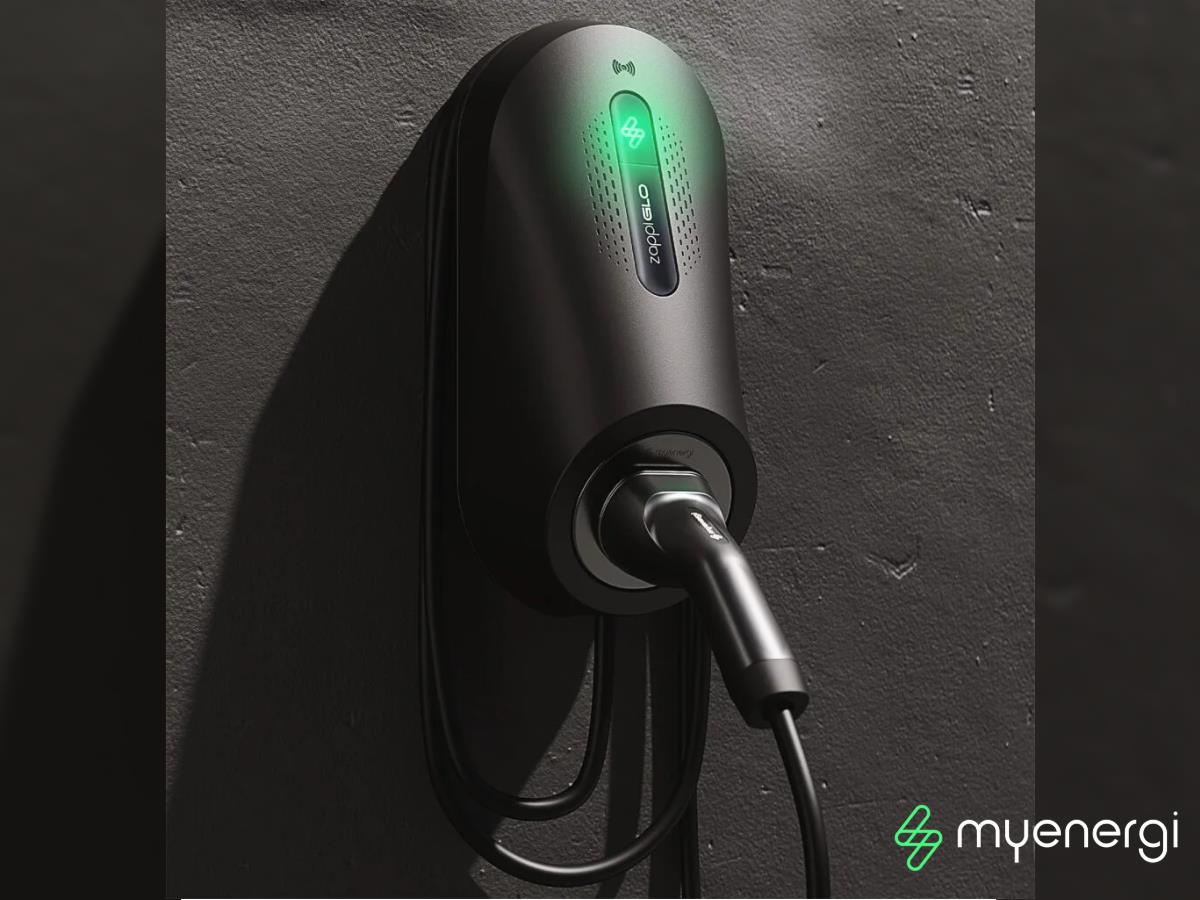 MYENERGI Zappi GLO ZAPPI-3AS07T-G 7.4kw Tethered Black